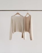 [Premium] OUNCE Heather Alpaca Cropped Knit - Image 9
