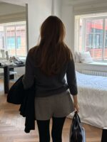 [Premium] OUNCE Luette Raccoon Cashmere V Knit - Image 4