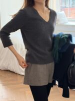 [Premium] OUNCE Luette Raccoon Cashmere V Knit - Image 12
