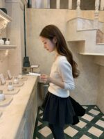 [Premium] OUNCE Luette Raccoon Cashmere V Knit - Image 15