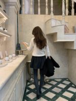 [Premium] OUNCE Luette Raccoon Cashmere V Knit - Image 19
