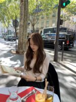 [Premium] OUNCE Luette Raccoon Cashmere V Knit - Image 21