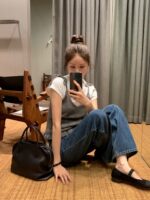 [Premium] OUNCE Ribbon Ruffle Sleeveless Knit - Image 12
