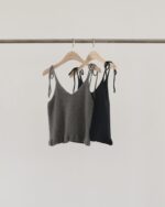 [Premium] OUNCE Ribbon Ruffle Sleeveless Knit - Image 16