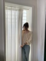 [Premium] OUNCE V Shirring Blouse - Image 10