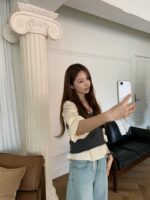 [Premium] OUNCE V Shirring Blouse - Image 12