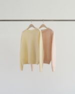[Premium] OUNCE Blanc Mohair Round Knit - Image 4