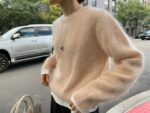 [Premium] OUNCE Blanc Mohair Round Knit - Image 9