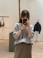 [Premium] OUNCE Cashmere Basic Knit - Image 2