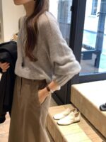 [Premium] OUNCE Cashmere Basic Knit - Image 9
